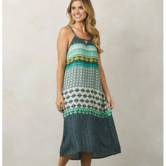 Prana Nari Dress Emerald Wms Sm NWT - Picture 1 of 2
